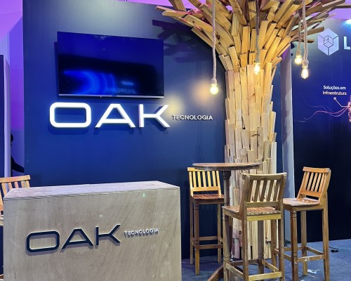 Stands criativos e estrat&eacute;gicos: OAK no Rio Preto Tech Summit